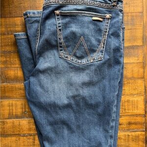 Women's Boot Cut Jeans in Deep Blue